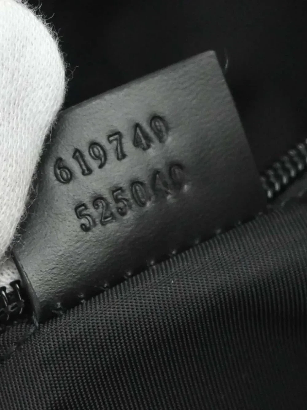 Gucci Black Techno Canvas Web Fold Over Backpack